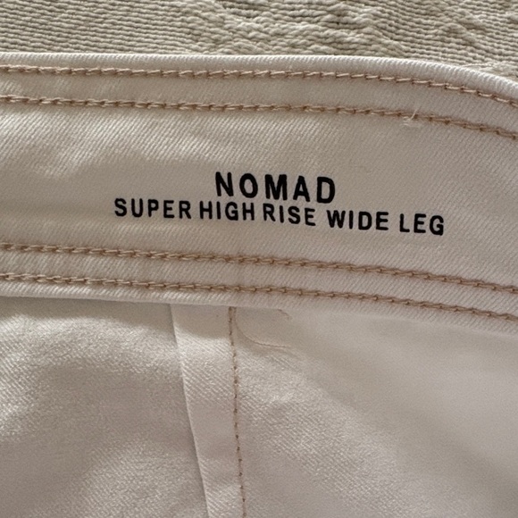 BNWT Elegant White Women's Nomad Super High Rise Wide Leg by Nicole Miller - Picture 6 of 10